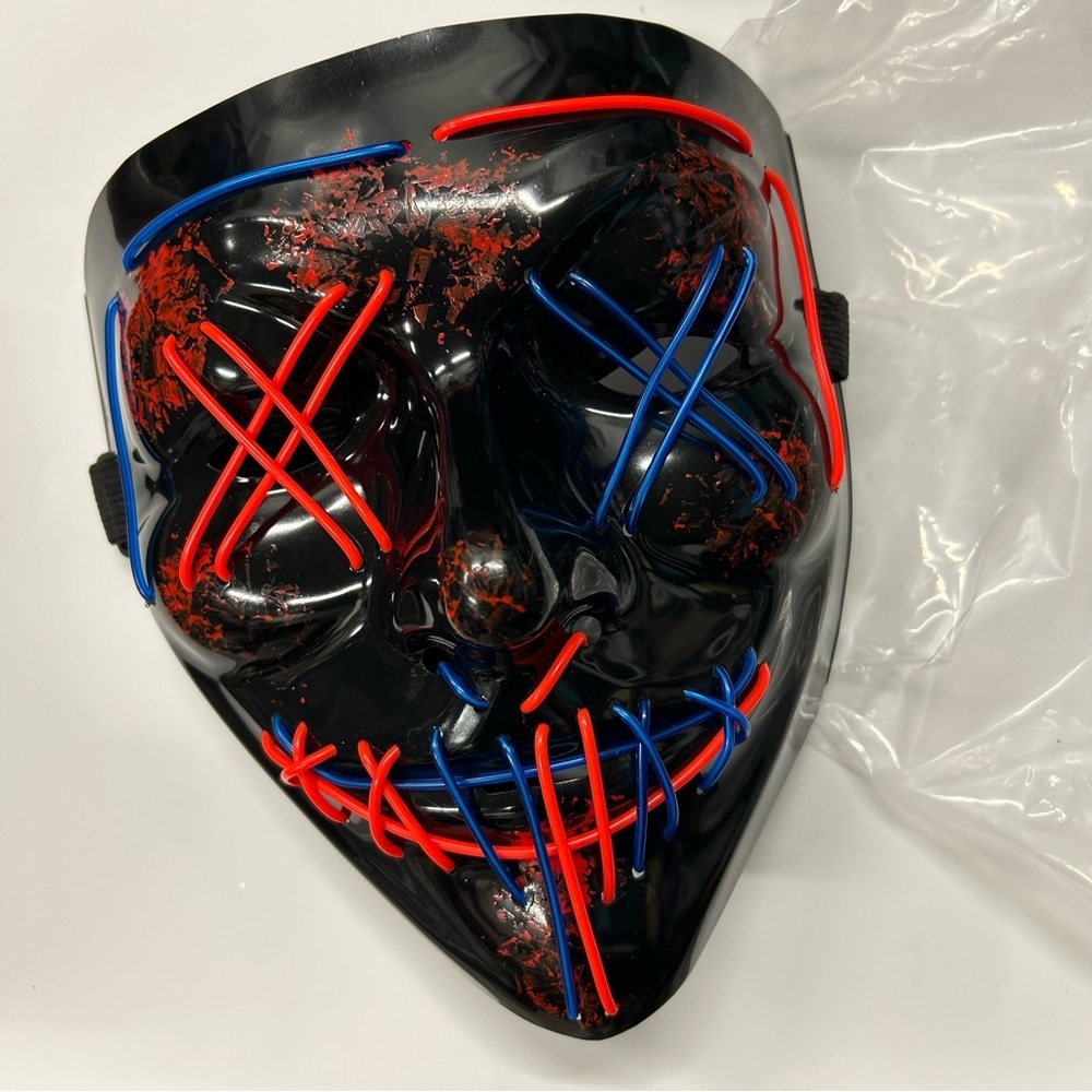 Purge - LED‎ Costume Mask NWT